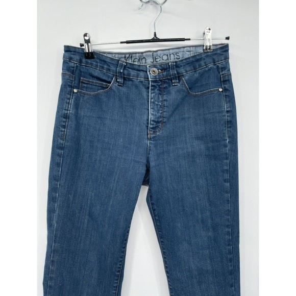 Calvin Klein Flare Women's Dark Wash Jeans 29/8 - Picture 2 of 7